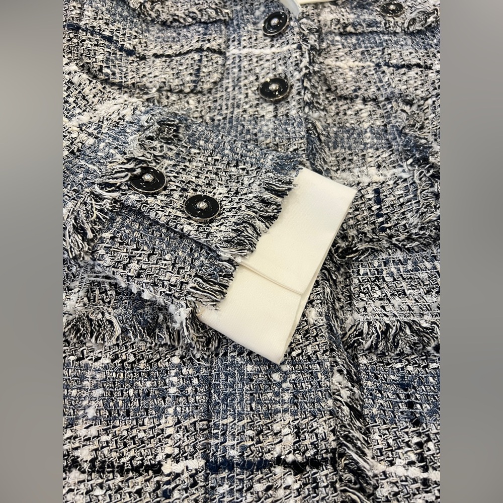 Alessandra Rich  Tweed Tweed Pattern Jacket - Picture 5 of 7